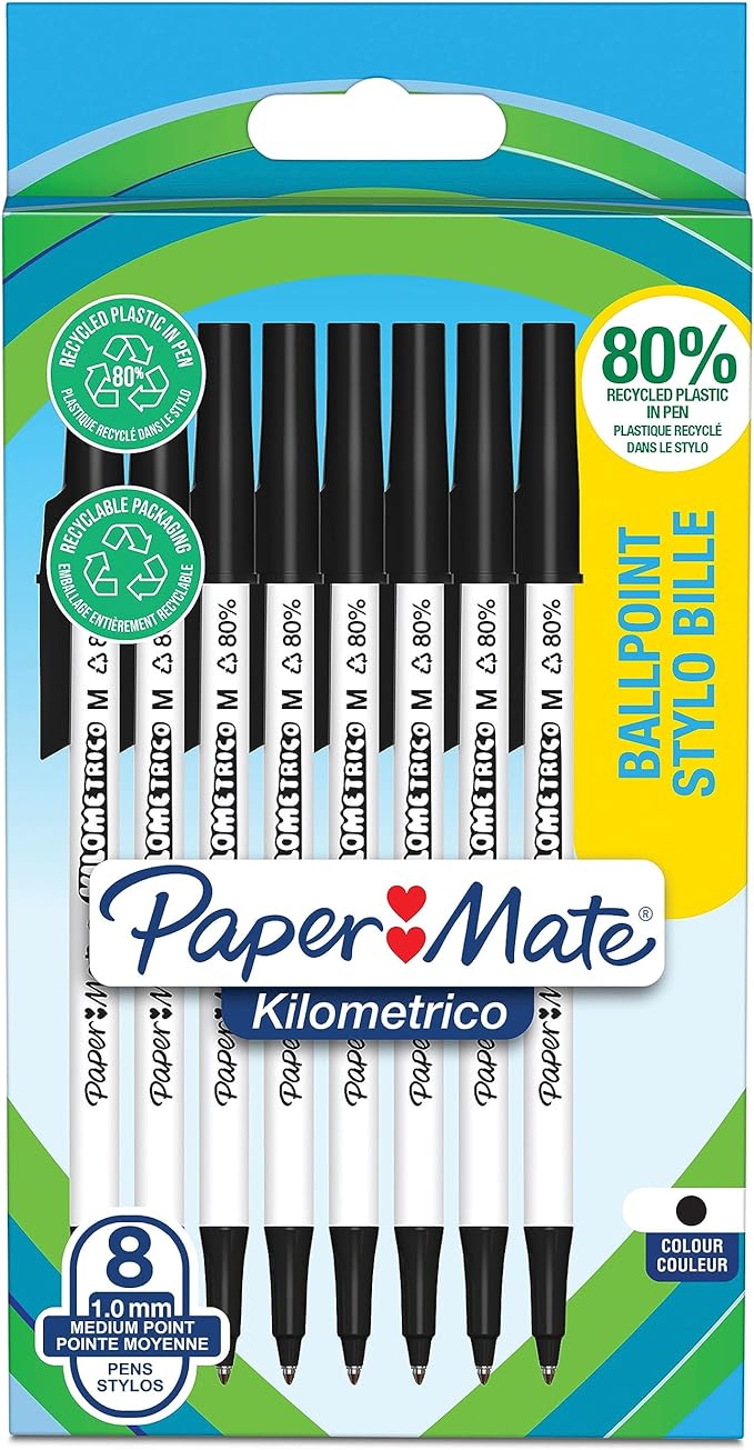 PAPERMATE KILOMET 10 PENS BLK (2172267)